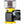 Yellow and black portable propane heater with a GoodRV propane canister installed