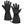 ActionHeat black fleece heated gloves with textured grip palms and zippered cuffs