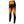 Black thermal leggings with highlighted orange heating elements on the waist and thighs