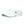 White Mission visor with green trim and logo