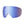 Blue mirrored ski goggle replacement lens