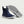 Huk navy blue ankle deck boot with white non marking rubber sole