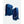Nathan blue hydration backpack with front and back view