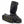 Neos black overshoe with tall shaft and lugged rubber sole