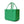 Green Bogg Bag tote with perforated design and two handles