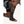 FNDN heated crew sock with battery pack on a person kneeling