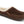 Acorn brown suede slipper with white fleece lining and textured rubber sole