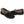 Acorn black slippers with faux fur trim