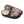 Acorn grey felt slippers with cream fleece lining and squirrel embroidery