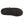 Black rubber outsole of an Acorn slipper with textured tread pattern