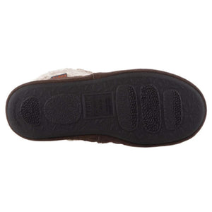 Brown Acorn slipper sole with textured tread pattern