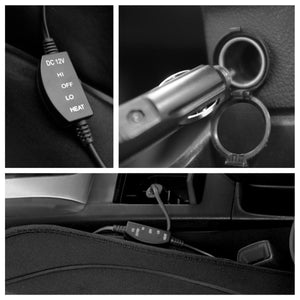 ActionHeat 12V power adapter and controller for heated seat cover