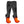 ActionHeat grey heated socks with battery pocket and glowing orange heating element graphic on the foot