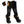 ActionHeat black battery heated socks with grey accents and yellow logo