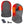 ActionHeat grey heated balaclava with battery pack and charging cable