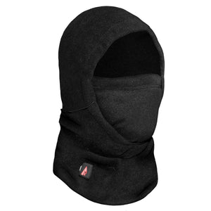 ActionHeat black fleece heated balaclava with power button