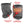 ActionHeat grey fleece neck gaiter showing heating element location power button and battery pocket