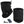 ActionHeat black fleece neck gaiter with power bank and USB charging cable