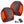 ActionHeat red and grey heated beanie with battery pack and charging cable