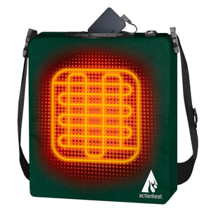 ActionHeat green heated seat cushion with battery pack