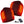 ActionHeat red knit beanie with visible heating elements, battery pack, and charging cable