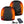 ActionHeat black heated beanie with orange heating elements, power bank, and USB charging cable