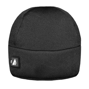 ActionHeat black heated beanie with power button