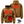 ActionHeat brown hooded jacket showing heating element dimensions and battery pack
