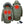 ActionHeat olive green parka showing internal heating element locations and battery pack