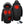 ActionHeat black parka showing internal heating element locations and battery pack