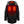ActionHeat black parka with faux fur hood and glowing orange heating elements on chest and neck