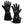 ActionHeat black heated gloves with battery compartment and Fan-Tex branding