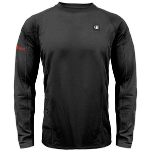 ActionHeat black long sleeve heated base layer shirt
