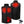 ActionHeat black heated vest showing heating element dimensions and battery connection