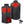 ActionHeat black heated vest showing heating element dimensions and battery pack