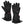 ActionHeat black heated gloves with adjustable wrist straps and battery pocket