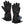 ActionHeat black heated gloves with battery pack in zippered pocket