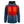 ActionHeat blue hooded jacket with glowing red chest heating panels