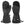 ActionHeat black heated mittens with battery compartment and adjustable wrist strap