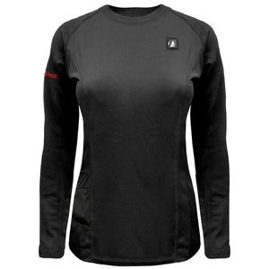 ActionHeat black long sleeve thermal base layer shirt