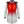 ActionHeat white hooded puffer coat with red heated chest panels