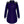 ActionHeat purple quilted parka with faux fur hood trim and front zipper pockets