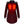 ActionHeat red women's heated parka with faux fur hood and glowing chest heating elements