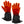 ActionHeat battery heated gloves with glowing red heating elements