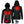 ActionHeat black hooded jacket showing internal heating element placement and dimensions with included power bank