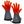 ActionHeat battery heated gloves with glowing red heating elements and grey cuffs