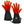 ActionHeat battery heated gloves with red glowing heating elements