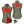 ActionHeat olive green heated vest showing heating element dimensions and battery pack