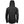Back view of a black ActionHeat hooded jacket