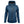 ActionHeat blue hooded softshell jacket with black front zipper and chest pocket